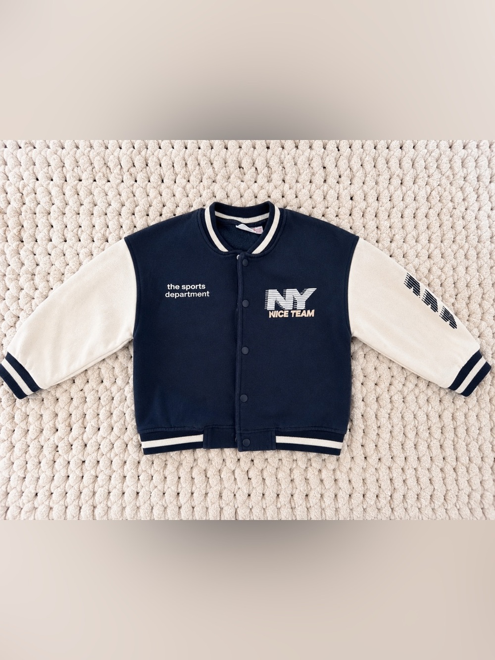 ZARA Kids Varsity Bomber Jacket | Size 6Y / 116 cm | Excellent Condition